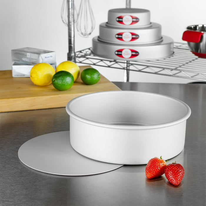 Fat Daddio's Anodized Aluminum Round Cheesecake Pan with Removable Bottom, 9 in x 3 in