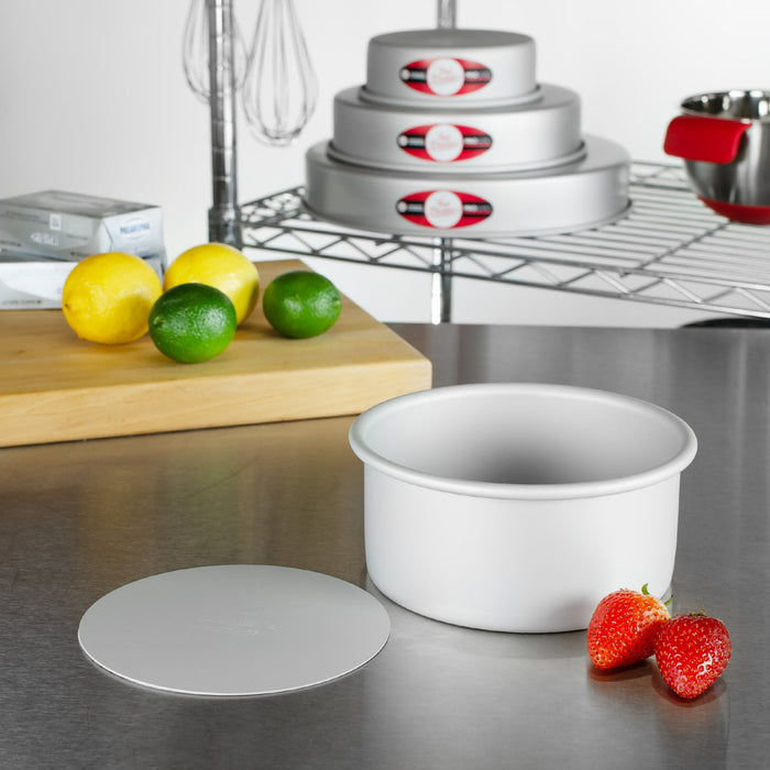 Fat Daddio's Anodized Aluminum Round Removable Bottom Cheesecake Pan, 6 in x 3 in