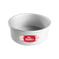 Fat Daddio's 7 inch round anodized aluminum cheesecake pan with removable bottom base,
7 x 3 inch round cake baking pan with push-up removable base and seamless sides,
Professional 7 inch deep cheesecake baking pan made from anodized aluminum