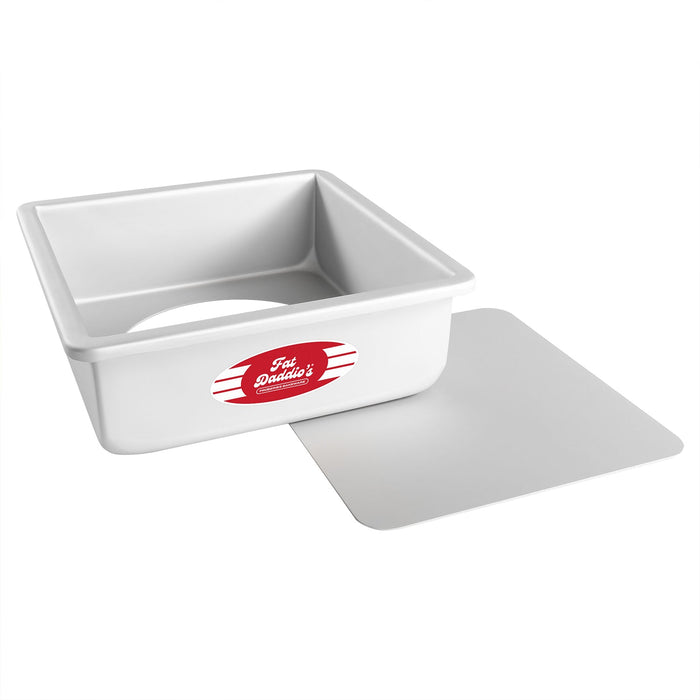 Fat Daddio's Anodized Aluminum Square Cake Pan, 8 in x 8 in x 3 in