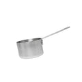 Fat Daddio's set of four heavy duty stainless steel measuring cups, Professional nesting dry measuring cups with stamped measurements, Stainless steel measuring cup set from quarter cup to one cup