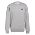 Adidas Feel Cozy Essentials Fleech Mens Tennis Sweatshirt - Medium Grey Heather / Black