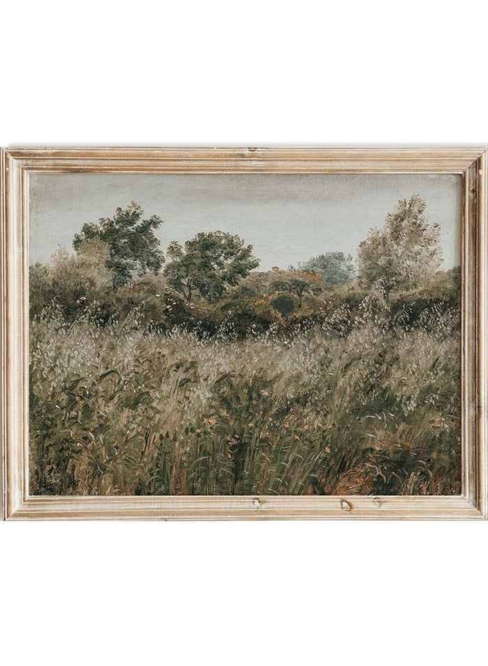 "Field of Oats near Vejby" Art Print_Sugar & Canvas_P.C. Skovgaard
