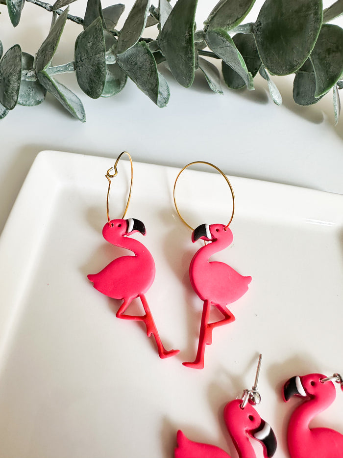 Flamingo Earrings