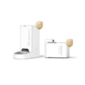 Fresh Element Solo Automatic Feeder paired with EverSweet Max (Cordless) Pet Water Fountain