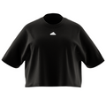 Adidas Future Icons 3 Stripes (PLUS SIZE) Tennis Tee - Black