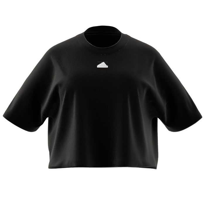 Adidas Future Icons 3 Stripes (PLUS SIZE) Tennis Tee - Black