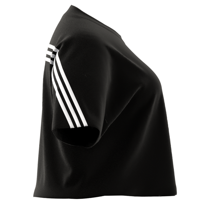 Adidas Future Icons 3 Stripes (PLUS SIZE) Tennis Tee - Black