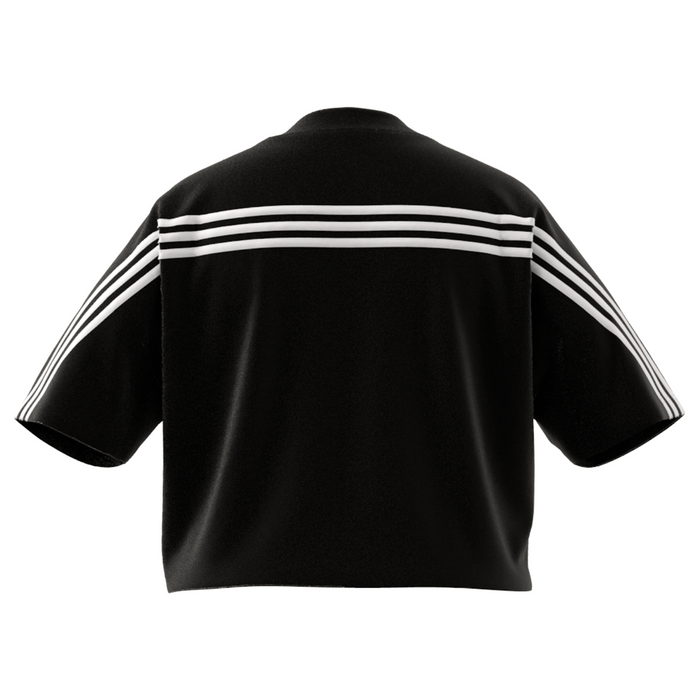 Adidas Future Icons 3 Stripes (PLUS SIZE) Tennis Tee - Black