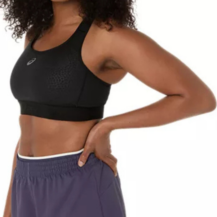 Asics Game Compression Womens Tennis Bra - Performance Black
