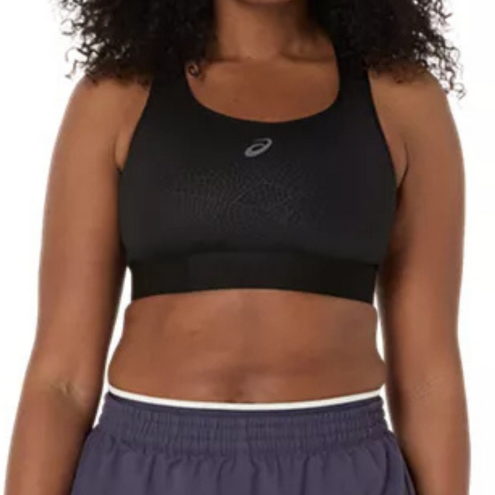Asics Game Compression Womens Tennis Bra - Performance Black