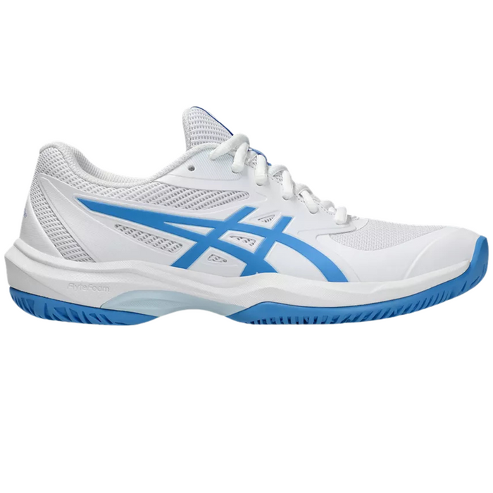 Asics Game FF Womens Shoes - White/Blue Coast