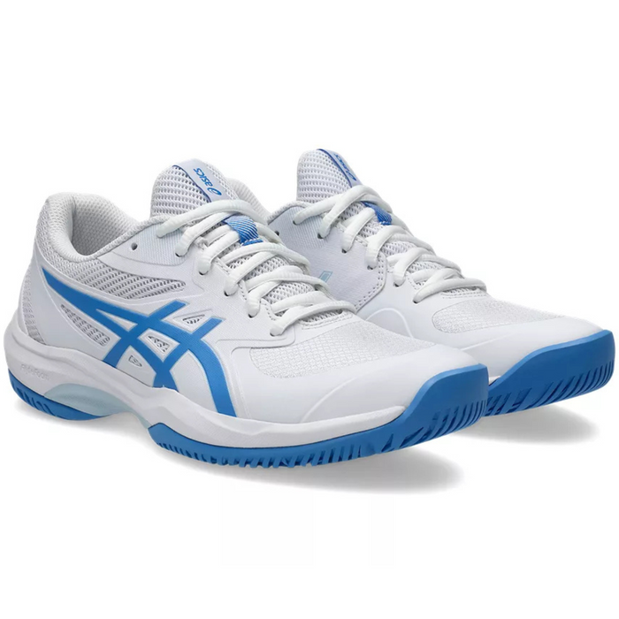 Asics Game FF Womens Shoes - White/Blue Coast