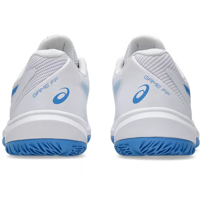 Asics Game FF Womens Shoes - White/Blue Coast