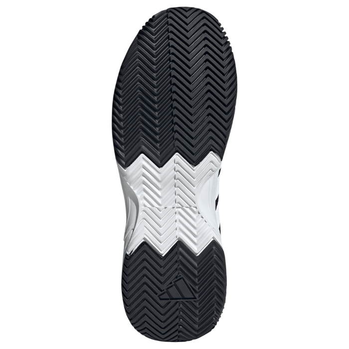 Adidas GameCourt 2 Mens Tennis Shoes - Core Black/Cloud White/Silver Metallic