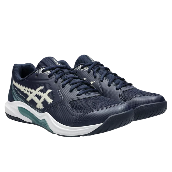 Asics GEL-DEDICATE 9 Wide 2E Mens Tennis Shoes - Midnight/Oatmeal