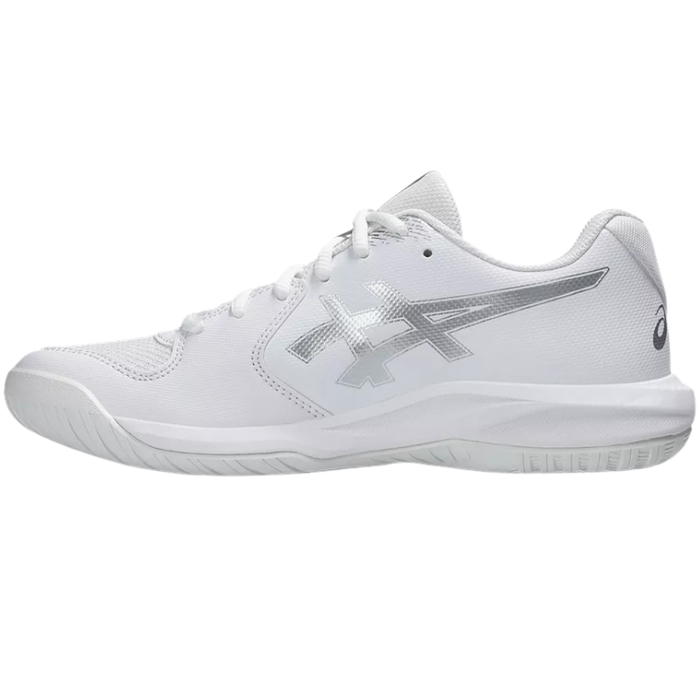 Asics GEL-DEDICATE 9 Womens Tennis Shoes - White/Pure Silver