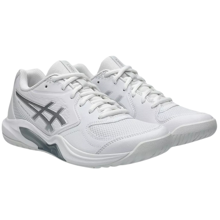 Asics GEL-DEDICATE 9 Womens Tennis Shoes - White/Pure Silver