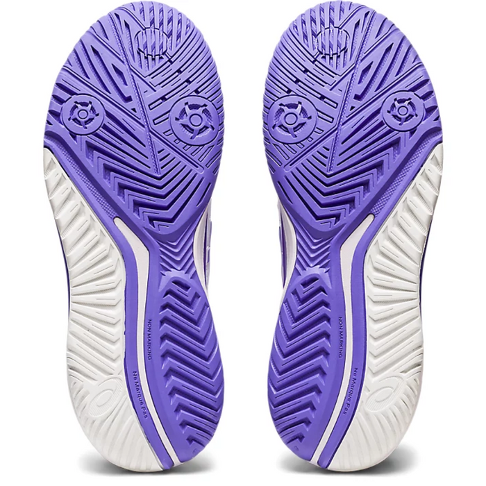 Asics Gel Resolution 9 Women Tennis Shoes - White/Amethyst