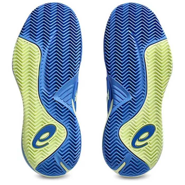Asics Gel Resolution X Clay Womens Tennis Shoes - Blue Coast /Huddle Yellow