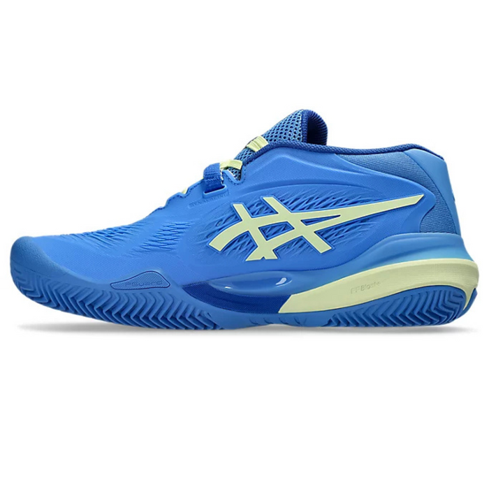 Asics Gel Resolution X Clay Womens Tennis Shoes - Blue Coast /Huddle Yellow