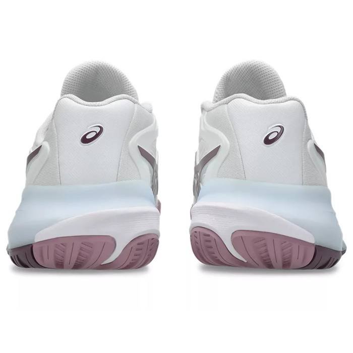 Asics GEL-RESOLUTION X Hard Court Womens Tennis Shoes - White/Dusty Mauve