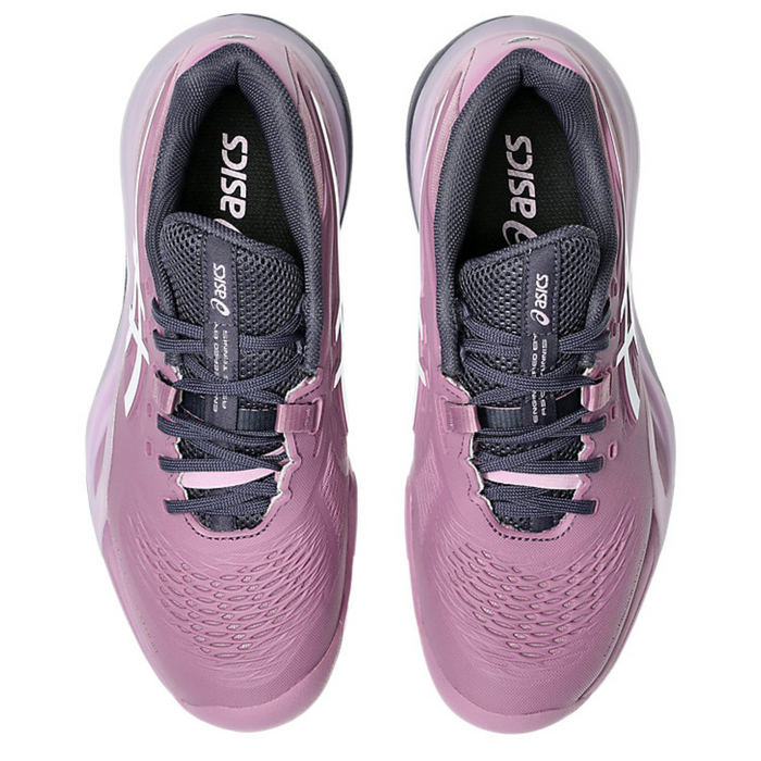 Asics Gel Resolution X Wide D Women Tennis Shoes - Ube/White