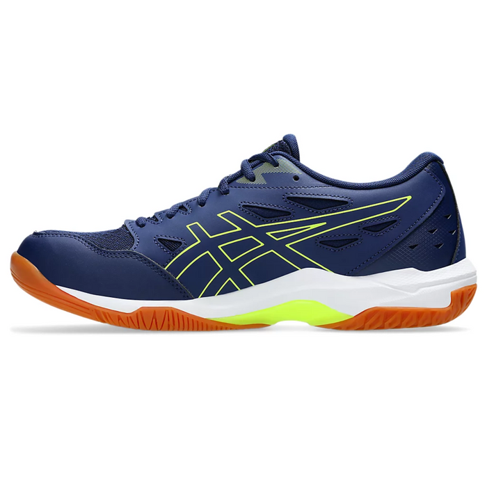 Asics Gel-Rocket 11 Multi Court Men Tennis Shoes - Blue Expanse/Safety Yellow