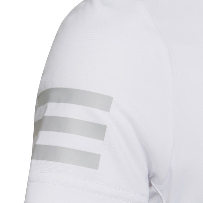 Adidas Girls Club Tee Tennis T-Shirt - White/Grey Two
