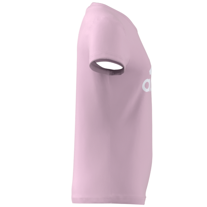 Adidas Girls Tennis  Shirt  BL T  - Clear Pink/ White