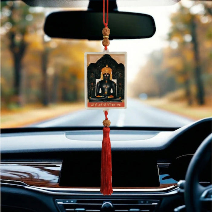 Girnar Car Hanging with Neminath Dada - Girnar Darshan