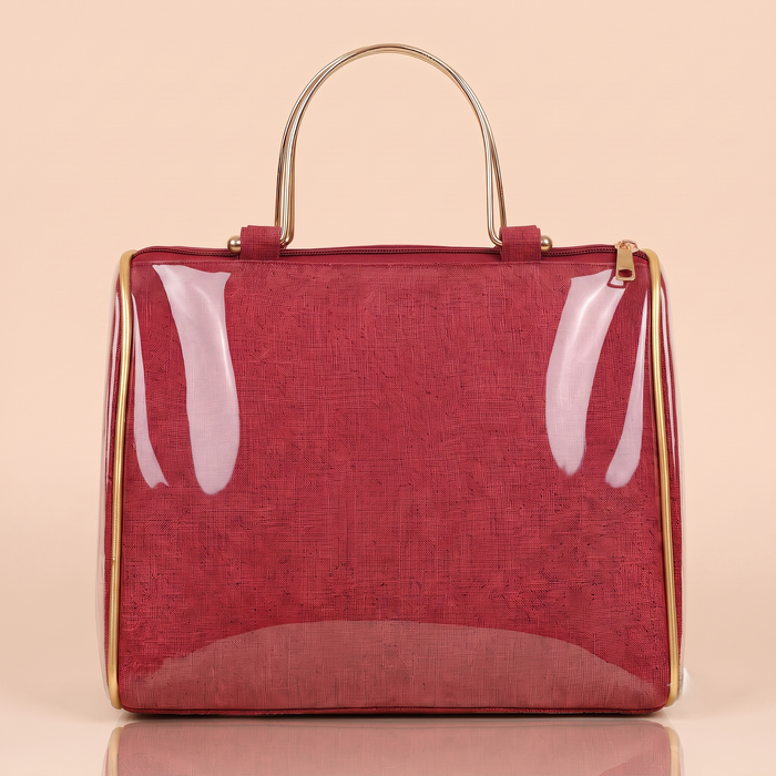 Girnar Dham Handbag – Red