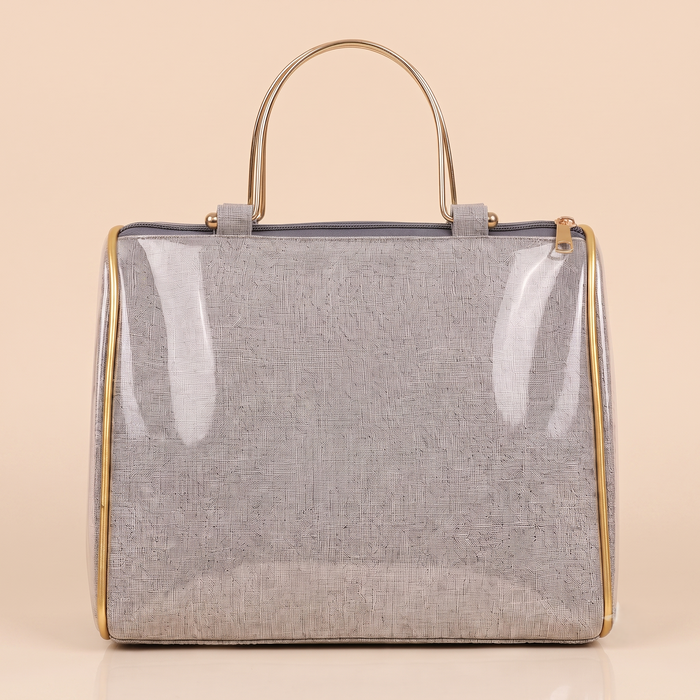 Girnar Dham Handbag – Silver Grey