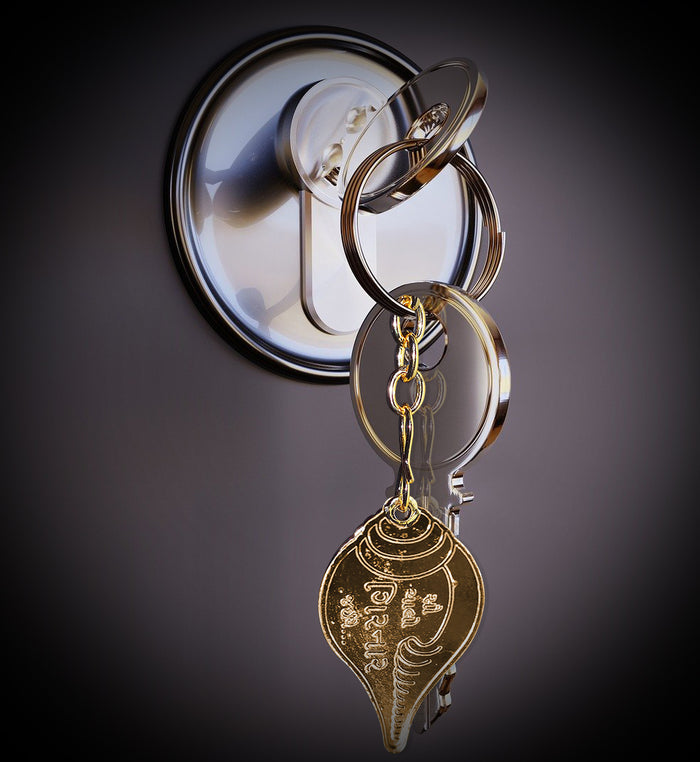 Girnar gold keychain Gujarati - Girnar Darshan Chalo Girnar