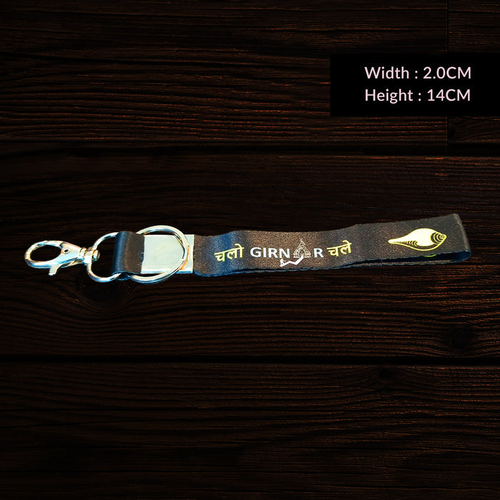 Girnar Keychain Hanging (Black) - Girnar Darshan Jain devotional product