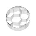 Gobel Cake Frame Soccer Ball 260 x 260 x 45 mm product image,French made soccer ball cake frame for entremets mousse cakes and layered desserts,Gobel football themed cake frame for professional pastry and sports celebration cakes
