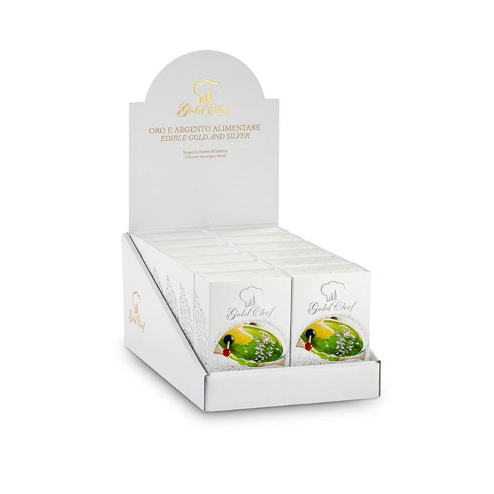 Gold Chef Pure Edible Silver Crumbs 125 mg product image,
Gold Chef Pure Edible Silver Crumbs 125 mg edible decoration,
Gold Chef Pure Edible Silver Crumbs 125 mg premium edible silver for cake and chocolate decorating
