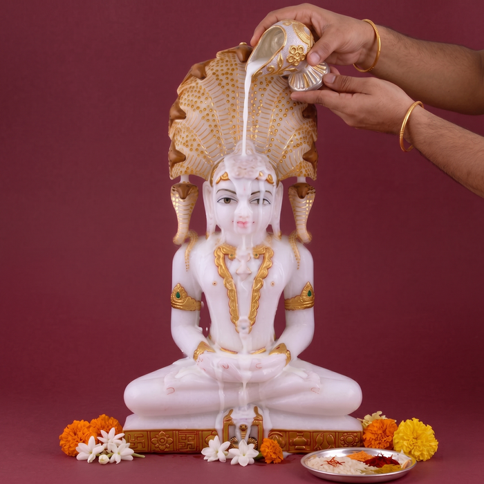 Girnar Tirth gold silver Shankh Kalash - Girnar Darshan pooja