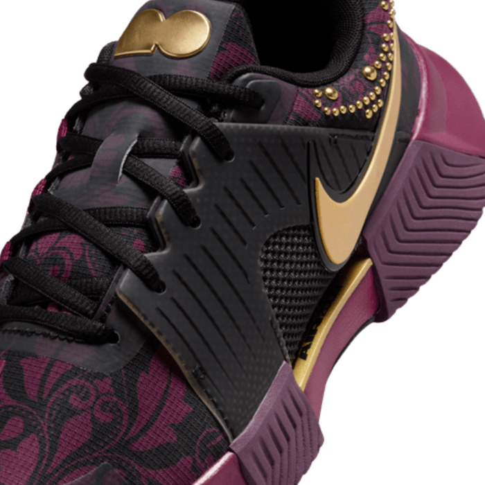Nike GP Challenge 1 "Naomi Osaka" Hard Court Womens Tennis Shoes - Bordeaux/Metallic Gold-Black