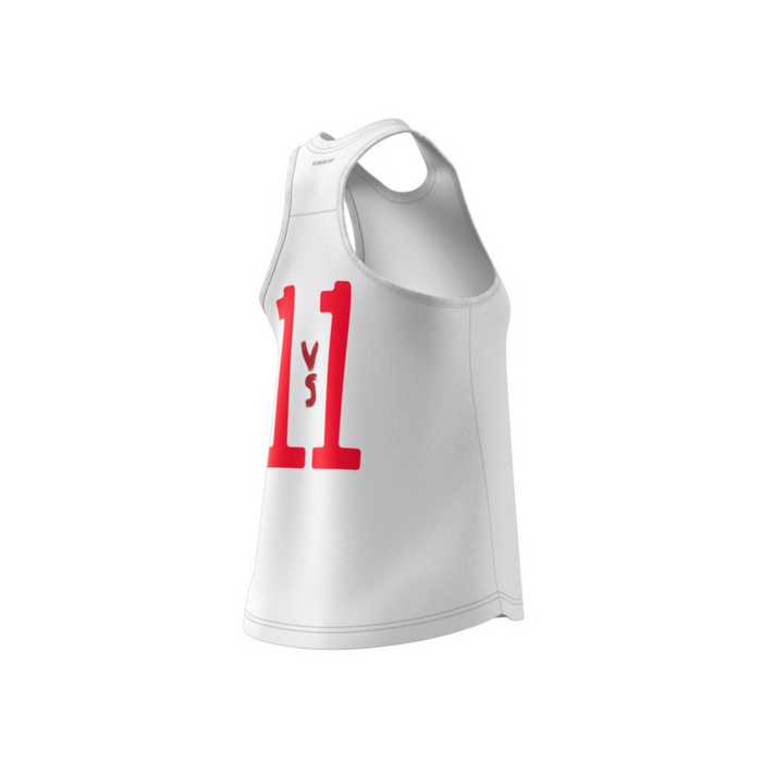 Adidas Graphic Womens Tennis Tank - White