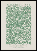 Green Garden of Plants Abstract Flowers Art Print_Sugar & Canvas_Sugar & Canvas