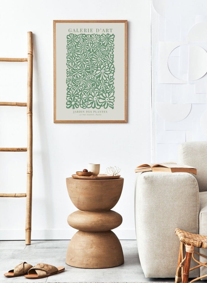 Green Garden of Plants Abstract Flowers Art Print_Sugar & Canvas_Sugar & Canvas