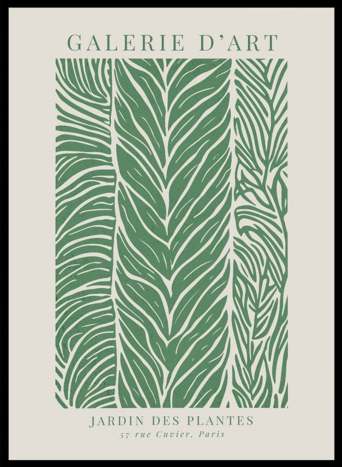Green Garden of Plants Abstract Foliage Art Print_Sugar & Canvas_Sugar & Canvas
