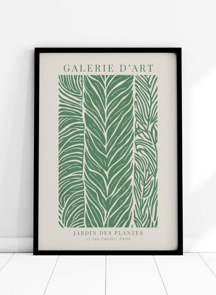 Green Garden of Plants Abstract Foliage Art Print_Sugar & Canvas_Sugar & Canvas