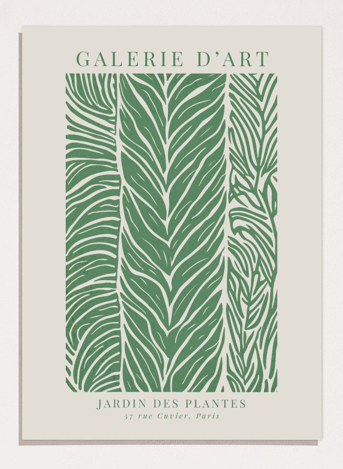 Green Garden of Plants Abstract Foliage Art Print_Sugar & Canvas_Sugar & Canvas