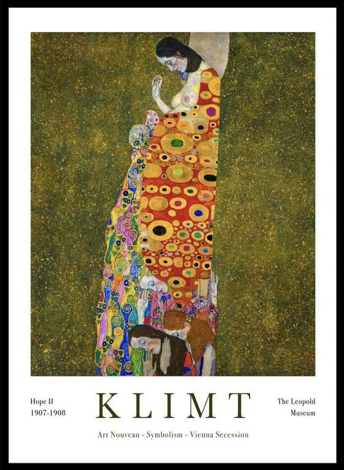 Gustav Klimt Hope II 1907-1908 Art Print_Sugar & Canvas_Gustav Klimt