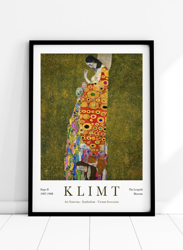 Gustav Klimt Hope II 1907-1908 Art Print_Sugar & Canvas_Gustav Klimt