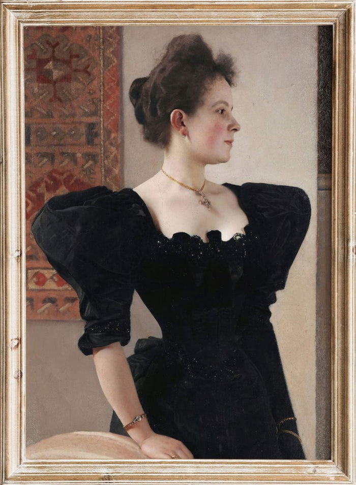 Gustav Klimt Portrait of a Lady (Marie Breunig) Art Print_Sugar & Canvas_Gustav Klimt