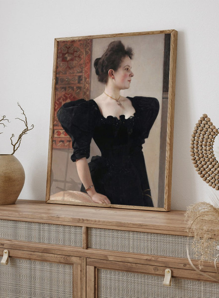 Gustav Klimt Portrait of a Lady (Marie Breunig) Art Print_Sugar & Canvas_Gustav Klimt