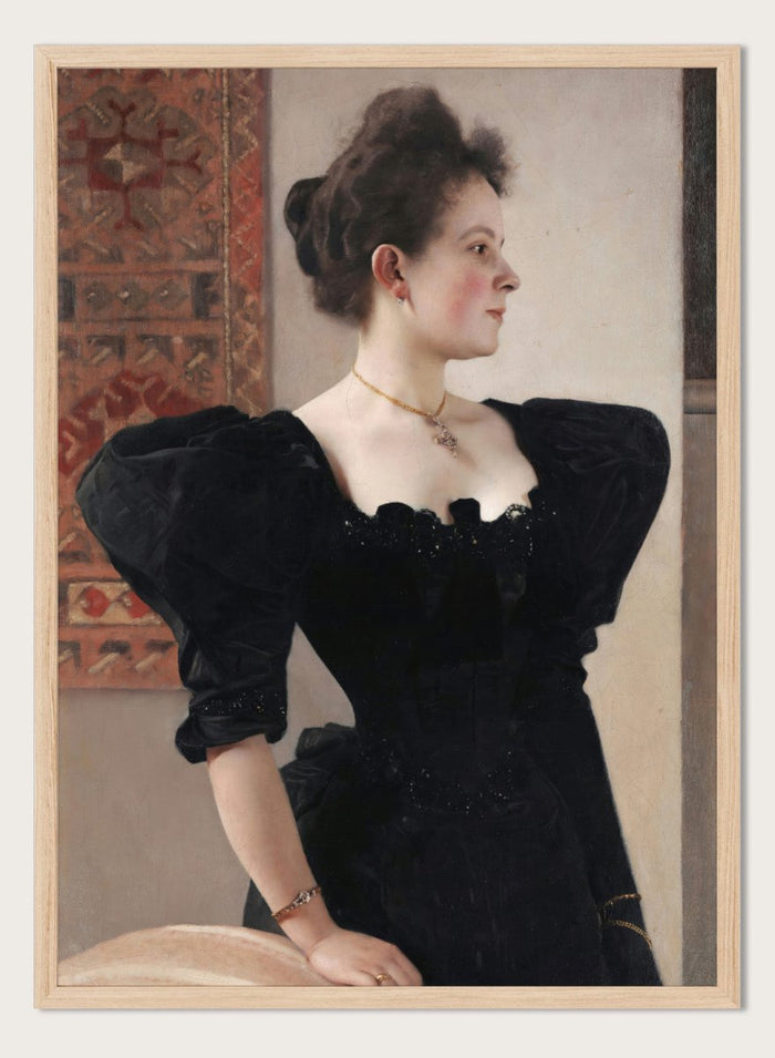 Gustav Klimt Portrait of a Lady (Marie Breunig) Art Print_Sugar & Canvas_Gustav Klimt